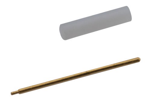 Tab pin & dielectric for 0.23mm (.009inch) field replaceable connector