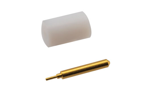 Launch Pin & Dielectric for 0.91mm (0.036 Inch) Field Replaceable Connector, 6.02mm (0.237 Inch) Pin Length
