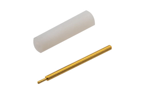 Launch Pin & Dielectric for 0.38mm (0.015 Inch) Field Replaceable Connector, 5.72mm (0.225 Inch) Pin Length