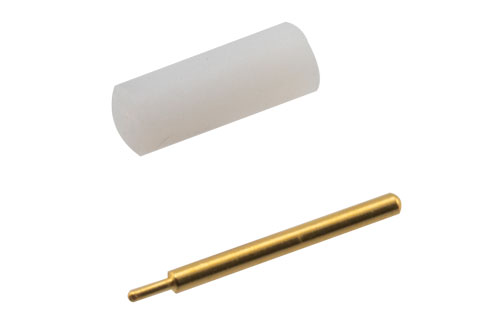 Launch Pin & Dielectric for 0.38mm (0.015 Inch) Field Replaceable Connector, 4.06mm (0.160 Inch) Pin Length