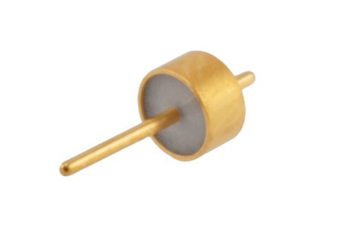 Hermetic Seal Solder Contact with 0.018" Diameter Full Radius Pin, 0.110" Body Diameter and 0.312" Pin Length