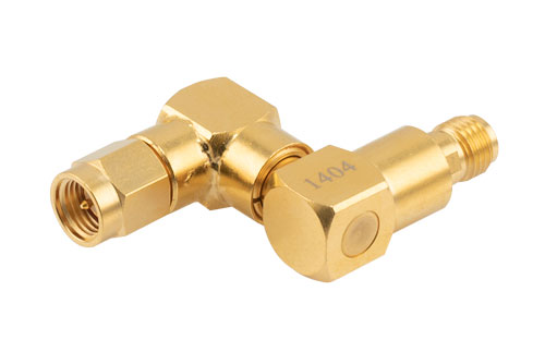 Swivel Joint Operating to 6 GHz, SMA Male to SMA Female Adapter