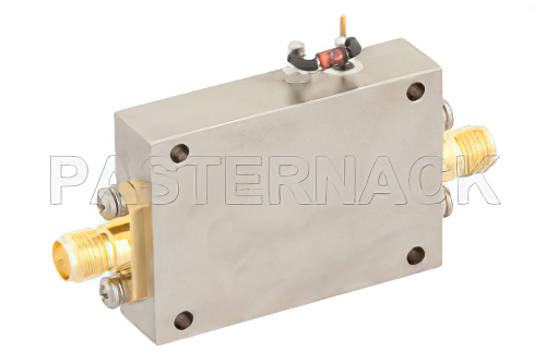 2 dB NF, 13 dBm Psat, 2 GHz to 4 GHz, Low Noise Amplifier, 38 dB Gain, SMA