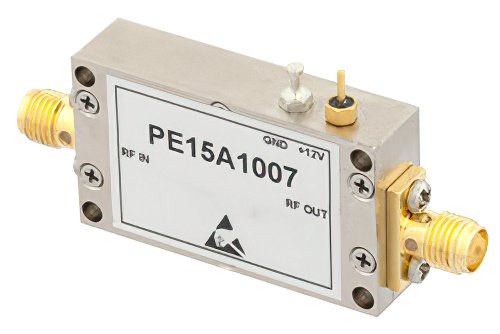 29 dBm IP3, 2.5 dB NF, 16 dBm P1dB, 0.009 MHz to 3 GHz, Low Noise Amplifier, 32 dB Gain, SMA