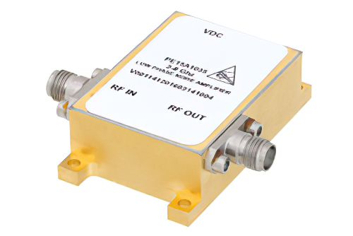 25 dBm IP3, 14 dBm P1dB, 3 GHz to 8 GHz, Low Phase Noise Amplifier 11 dB Gain, SMA