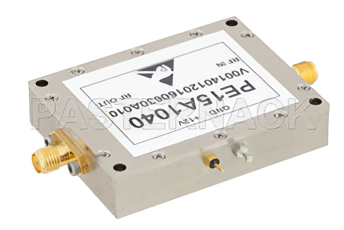 0.5 dB NF, 16 dBm P1dB, 1.215 GHz to 1.4 GHz, Low Noise Amplifier with Integrated Band Pass Filter, 35 dB Gain, SMA