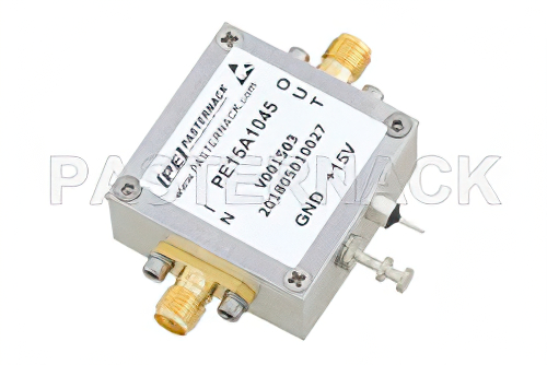 2 dB NF Low Noise Amplifier, Operating from 1 MHz to 500 MHz with 33.5 dB Gain, 13 dBm P1dB and SMA