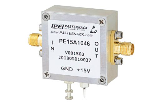 2.5 dB NF Low Noise Amplifier, Operating from 0.01 MHz to 500 MHz with 45 dB Gain, 11 dBm P1dB and SMA