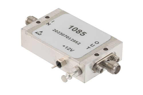 2.0 dB NF Low Noise Amplifier, Operating from 50 MHz to 8 GHz with 50 dB Gain, 19 dBm P1dB and SMA