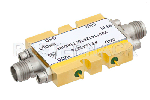 2.9 dB NF, 11 dBm P1dB, 29 GHz to 36 GHz, Low Noise Broadband Amplifier, 20 dB Gain, 2.92mm