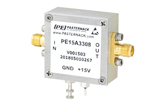 26 dBm IP3, 4 dB NF, 12 dBm P1dB, 0.01 MHz to 3 GHz, Low Noise Broadband Amplifier, 16 dB Gain, SMA