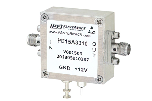 29 dBm IP3, 4 dB NF, 17 dBm P1dB, 0.3 MHz to 6.5 GHz, Low Noise Broadband Amplifier, 39 dB Gain, SMA