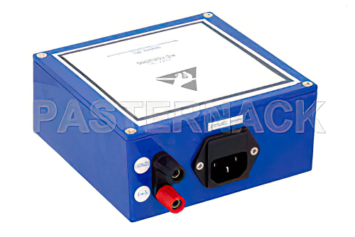 40 dB Gain, 22 dBm P1dB, 1 GHz to 40 GHz, Broadband High Gain Amplifier, Bench-Top, 120 VAC, 5 dB NF, 2.92mm