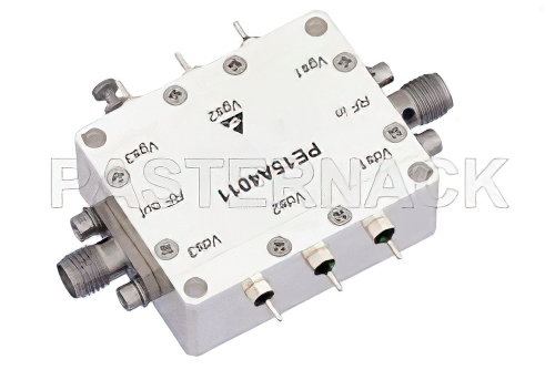 5 Watt P3dB, 2 GHz to 4.4 GHz, High Power GaAs Amplifier, SMA, 32 dB Gain, 37 dBm IP3, 10 dB NF