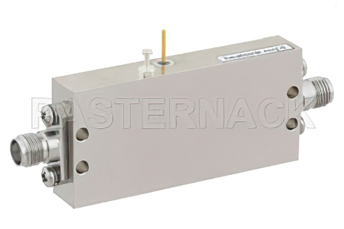 47 dB Gain, 1 Watt P1dB, 6 GHz to 12 GHz, Medium Power Amplifier, SMA, 6.5 dB NF