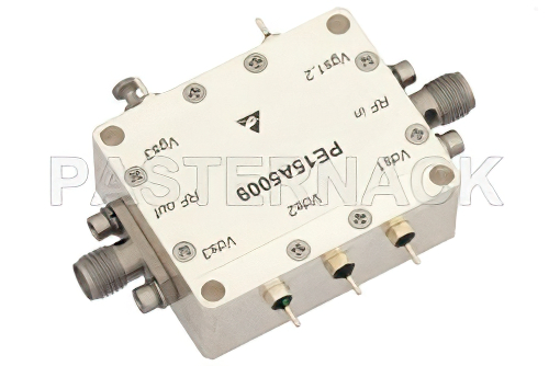 6.3 Watt Psat, 5.5 GHz to 9.5 GHz, High Power GaAs Amplifier, SMA, 23.5 dB Gain, 47 dBm IP3, 8.5 dB NF