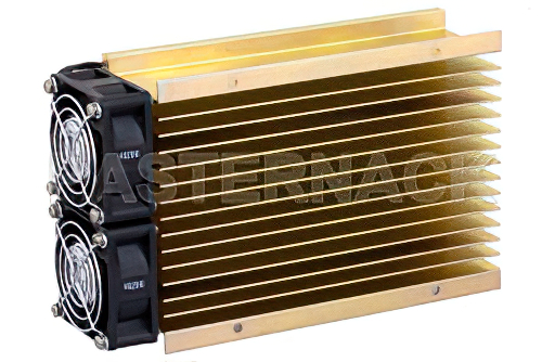 46 dB Gain, 25 Watt Psat, 20 MHz to 1 GHz, High Power LDMOS Amplifier, SMA Input, SMA Output, 48 dBm IP3, Class AB, with Heatsink