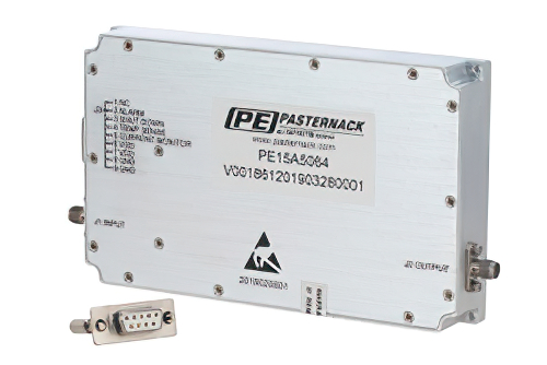 48 dB Gain, 50 Watt Psat, 1.2 GHz to 1.6 GHz, High Power GaN Amplifier, SMA, Class AB