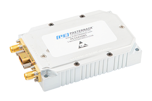 20 Watt GaN Power Amplifier, 1000 MHz to 2500 MHz, Class AB, L & S Bands, 50% Efficiency, 28V, SMA