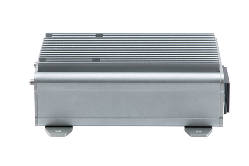 2W Psat, 35 dB Gain, 6 GHz to 18 GHz, AC Powered Broadband GaAs Power Amplifier with Heatsink, Bench-Top, 110/240VAC, SMA