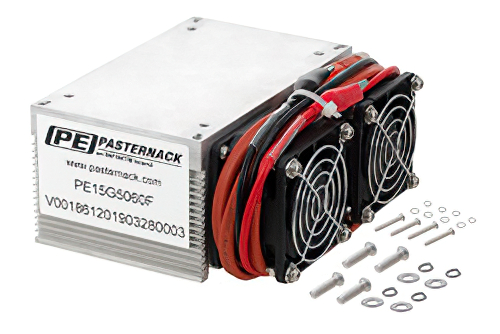 Heatsink for amplifier models PE15A5055-5059, PE15A5064-5065, PE15A5068 and PE15A5070