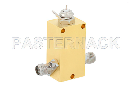 0.1 MHz to 26.5 GHz 3.5mm Bias Tee Rated to 750 mA and 25 Volts DC