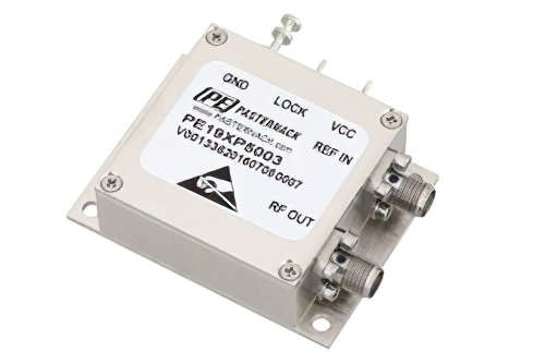 100 MHz Phase Locked Crystal Oscillator, 10 MHz External Ref., Phase Noise -150 dBc/Hz, SMA