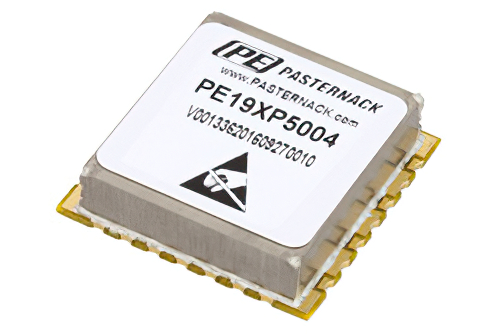 Surface Mount (SMT) 500 MHz Phase Locked Oscillator, 10 MHz External Ref., Phase Noise -105 dBc/Hz, 0.9 inch Package