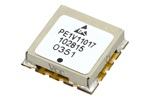 Surface Mount (SMT) Voltage Controlled Oscillator (VCO) From 800 MHz to 1.2 GHz, Phase Noise of -95 dBc/Hz and 0.5 inch Package
