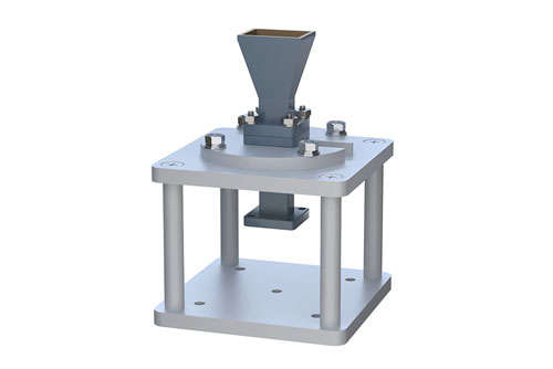 WR-34 Waveguide Antenna, 22 GHz to 33 Ghz Frequency Range, 15 dBi Gain, UG-1530/U Flange, Integrated Cage-Style Mount