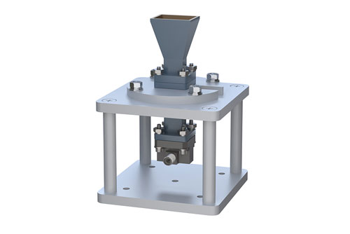 WR-34 Standard Gain Horn with 15 dBi gain, 2.92mm Female Connector, Integrated Cage-Style Mount