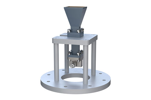 WR-42 Standard Gain Horn with 15 dBi gain, 2.92mm Male connector, Integrated Cage-Style Mount