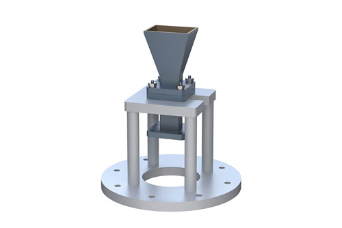WR-51 Waveguide Antenna, 15 GHz to 22 GHz Frequency Range, 15 dBi Gain, Integrated Cage-Style Mount