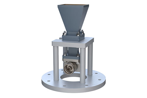 WR-62 Standard Gain Horn with 15 dBi gain, N Male connector, Integrated Cage-Style Mount