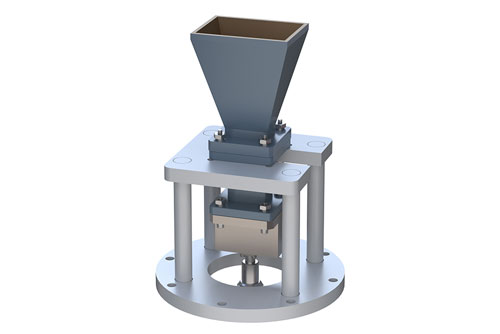 WR-75 Standard Gain Horn with 15 dBi gain, End Launch N Female Connector, Integrated Cage-Style Mount