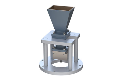 WR-75 Standard Gain Horn with 15 dBi gain, End Launch SMA Female Connector, Integrated Cage-Style Mount