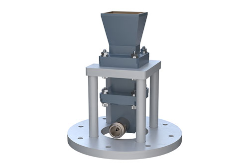 WR-90 Standard Gain Horn with 10 dBi gain, Type N Female connector, Integrated Cage-Style Mount