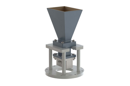 WR-112 Standard Gain Horn with 15 dBi gain, SMA Female Connector, Integrated Cage-Style Mount