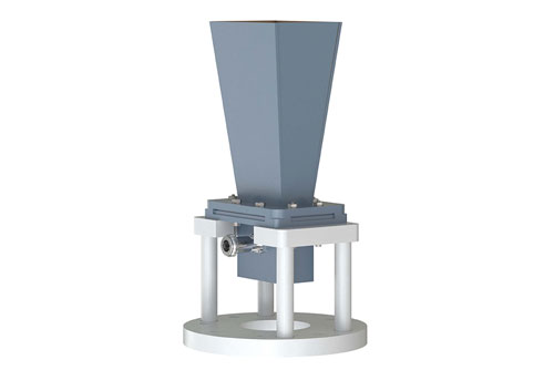 WR-187 Standard Gain Horn with 10 dBi gain, N Female Connector, Integrated Cage-Style Mount