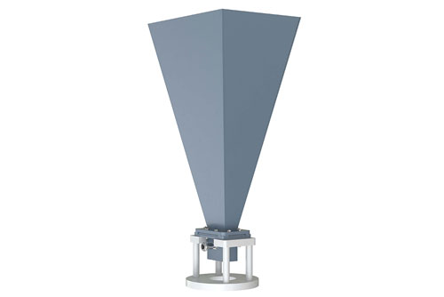 WR-187 Standard Gain Horn with 20 dBi gain, N Female Connector, Integrated Cage-Style Mount