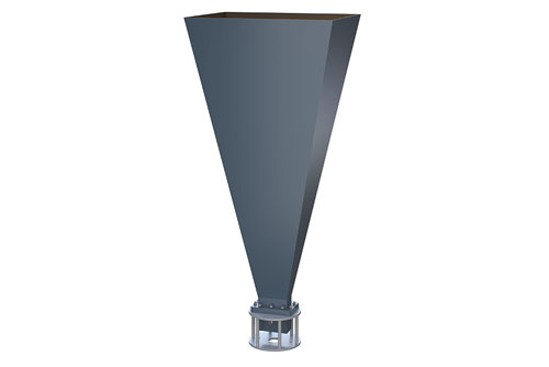 WR-430 Standard Gain Horn with 20 dBi gain, N Female Connector, Integrated Cage-Style Mount