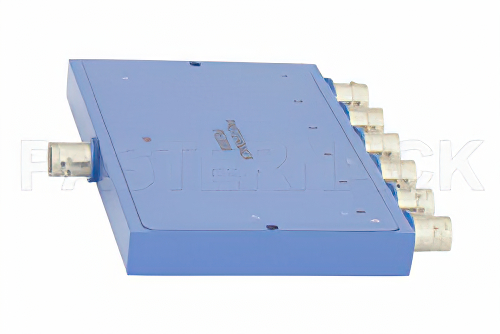 50 Ohm 6 Way BNC Power Divider From 1 MHz to 175 MHz Rated at 1 Watts