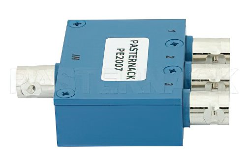 3 Way BNC Wilkinson Power Divider From 2 MHz to 200 MHz Rated at 1 Watt