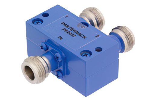 50 Ohm 2 Way N Power Divider From 12 GHz to 18 GHz Rated at 10 Watts
