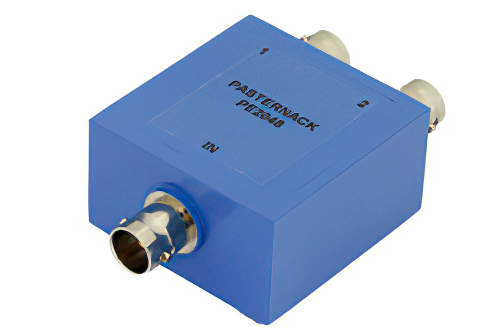 75 Ohm 2 Way BNC Power Divider From 2 MHz to 500 MHz Rated at 1 Watts
