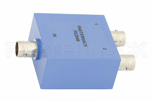 75 Ohm 2 Way BNC Power Divider From 2 MHz to 500 MHz Rated at 1 Watts