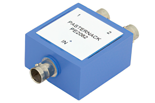 75 Ohm 2 Way BNC Power Divider From 10 MHz to 1,000 MHz Rated at 1 Watt