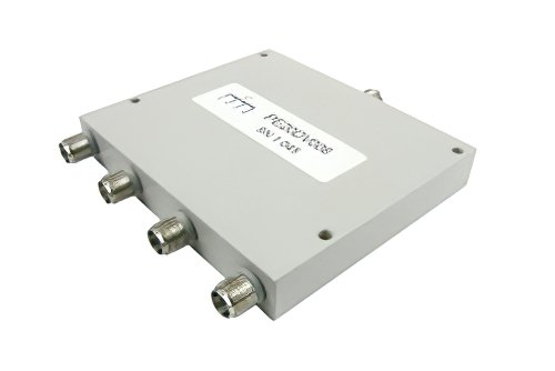 4 Way SMA Power Divider from 2 GHz to 18 GHz Rated at 30 Watts
