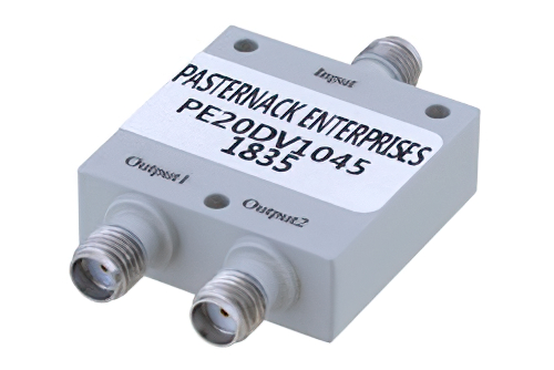 2 Way SMA Power Divider from 4 GHz to 8 GHz Rated at 30 Watts