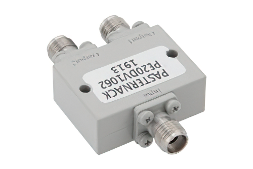 2 Way 2.92mm Power Divider from 10 GHz to 43.3 GHz Rated at 20 Watts